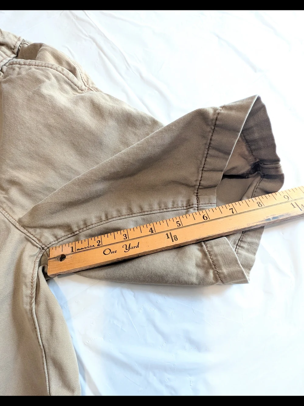 The Children’s Place Uniform Chino Shorts Khaki Tan Size Boys 7 School Preppy